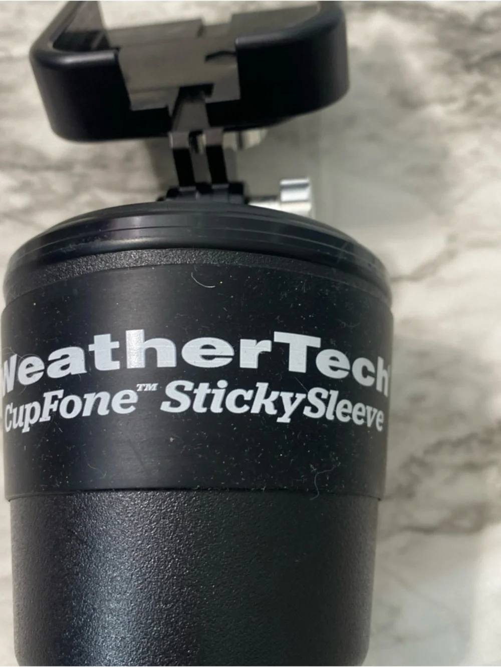 WeatherTech Black CupFone Sticky-Suction Phone Mount